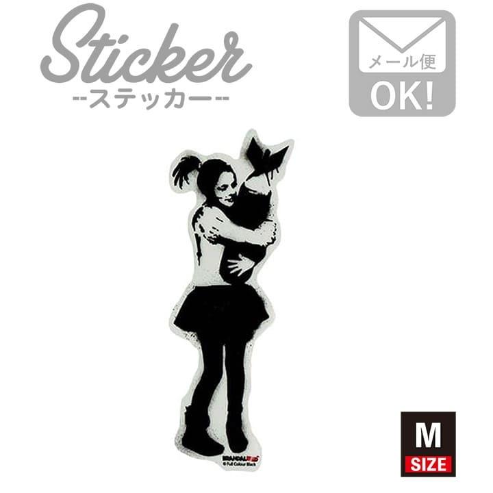 ステッカー 車 かっこいい ブランド おしゃれ スマホ バンクシー Love The Bomb 002 M クリア Bnk 002 M ワッペン 雑貨通販ワッペンストア 通販 Yahoo ショッピング