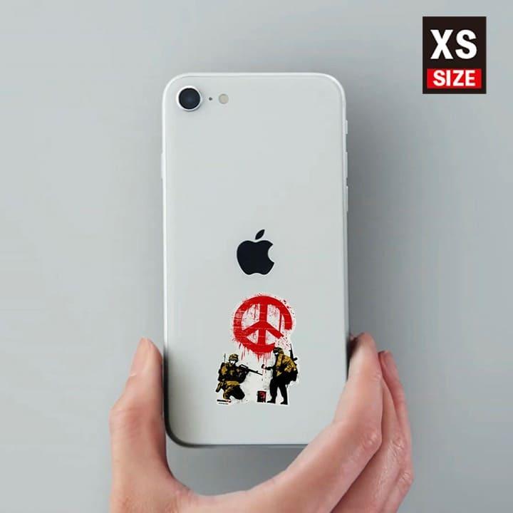 ステッカー 車 かっこいい ブランド おしゃれ スマホ バンクシー Cnd Soldiers 005 Xs クリア Bnk 005 Xs ワッペン 雑貨通販ワッペンストア 通販 Yahoo ショッピング
