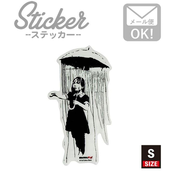 ステッカー 車 かっこいい ブランド おしゃれ スマホ バンクシー Umbrella Girl 006 S クリア Bnk 006 S ワッペン 雑貨通販ワッペンストア 通販 Yahoo ショッピング