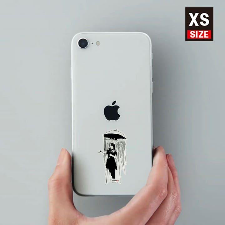 ステッカー 車 かっこいい ブランド おしゃれ スマホ バンクシー Umbrella Girl 006 S クリア Bnk 006 S ワッペン 雑貨通販ワッペンストア 通販 Yahoo ショッピング