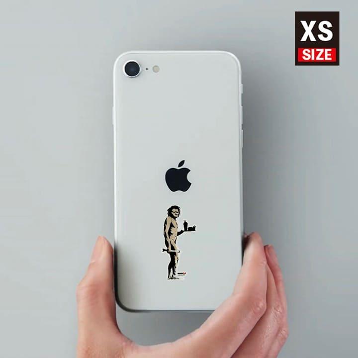 ステッカー 車 かっこいい ブランド おしゃれ スマホ バンクシー Fast Food Ape Man 009 Xl クリア Bnk 009 Xl ワッペン 雑貨通販ワッペンストア 通販 Yahoo ショッピング
