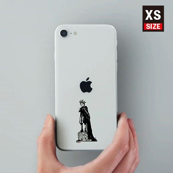 ステッカー 車 かっこいい ブランド おしゃれ スマホ バンクシー Liberty Girl 014 S クリア Bnk 014 S ワッペン 雑貨通販ワッペンストア 通販 Yahoo ショッピング