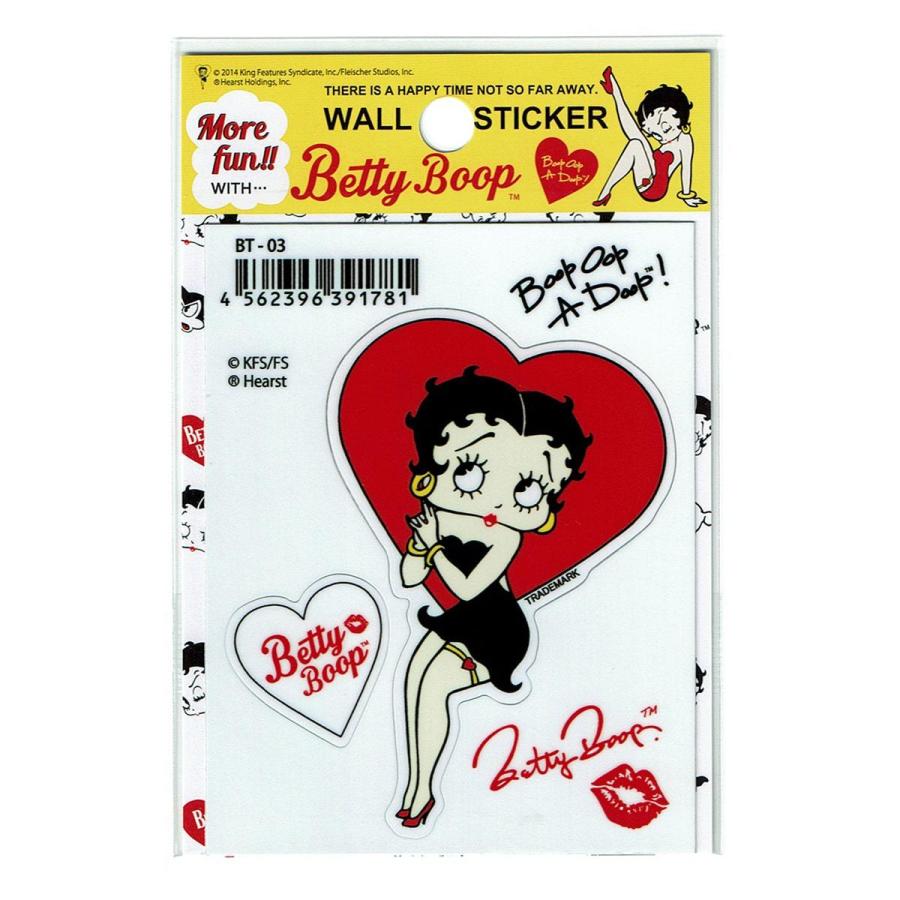 ステッカー 車 かっこいい ベティブープ Betty Boopかわいい バイク カスタム スマホ シール Bt 03 レッドハート Bt 03 ワッペン 雑貨通販ワッペンストア 通販 Yahoo ショッピング