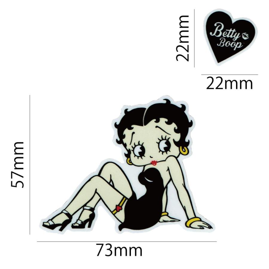 ステッカー 車 かっこいい ベティブープ Betty Boopかわいい バイク カスタム スマホ シール Bt 05 ブラックドレス Bt 05 ワッペン 雑貨通販ワッペンストア 通販 Yahoo ショッピング