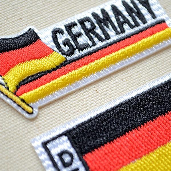ワッペン ドイツ国旗 フラッグ 名前 作り方 BW022-05200｜wappenstore｜02