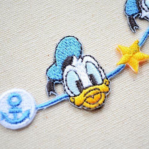 Disney（ディズニー） ワッペン アイロン おしゃれ 刺繍 ライン