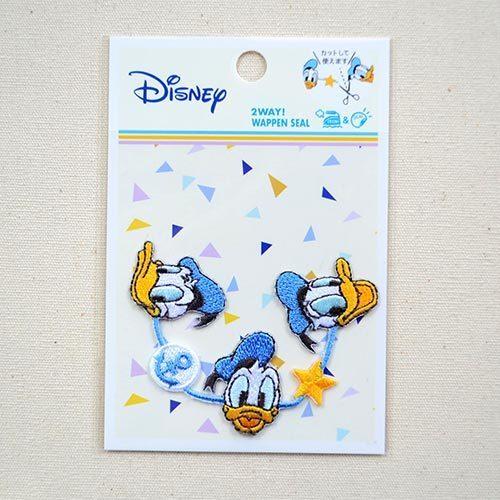 Disney（ディズニー） ワッペン アイロン おしゃれ 刺繍 ライン