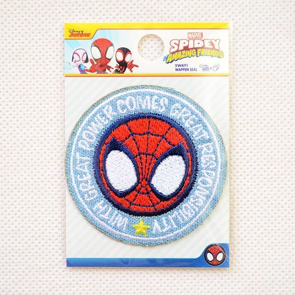 MARVEL（マーベル） ワッペン アイロン おしゃれ 刺繍 スパイダーマン