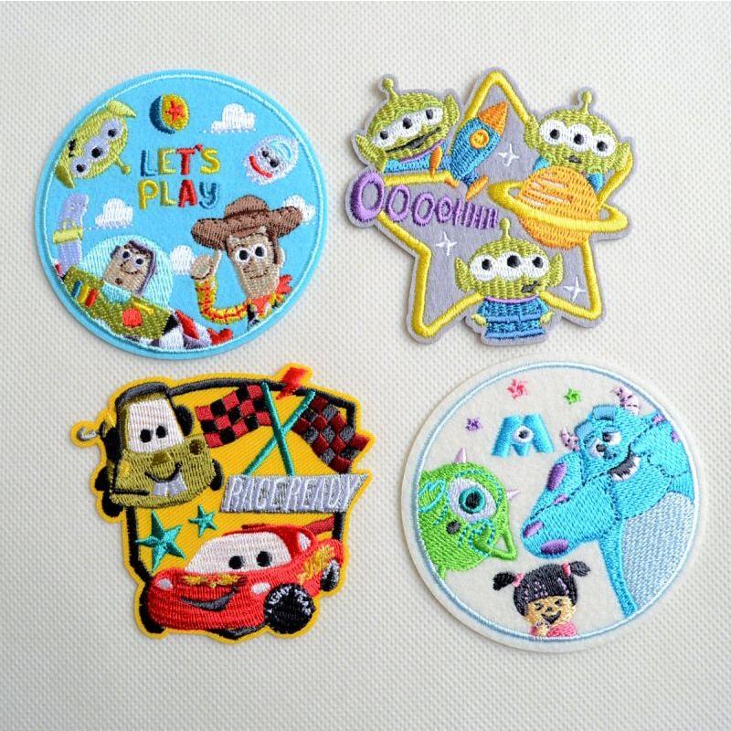 Disney（ディズニー） ワッペン アイロン おしゃれ 刺繍 ワッペン Cars