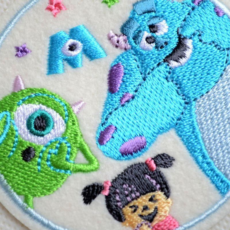 Disney ワッペン アイロン おしゃれ 刺繍 モンスターズインク