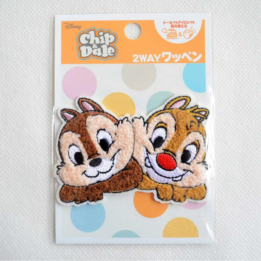 Disney（ディズニー） ワッペン チップとデール フェイス サガラ 名前