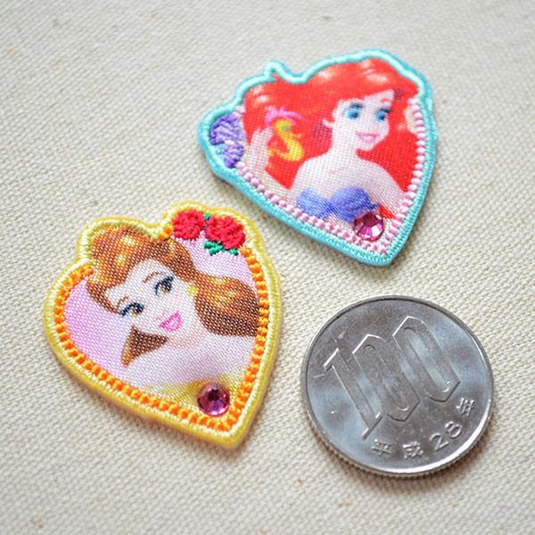 シールワッペン ディズニープリンセス お花 アリエルとベル 名前 作り方 D01y9521 D01y9521 ワッペン 雑貨通販ワッペンストア 通販 Yahoo ショッピング