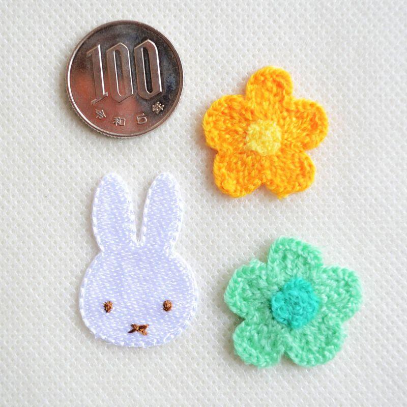 Miffy（ミッフィー） ワッペン アイロン おしゃれ 刺繍 ワッペン と