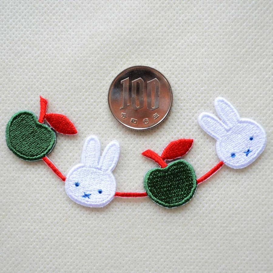 Miffy（ミッフィー） ワッペン ディックブルーナ りんご ライン