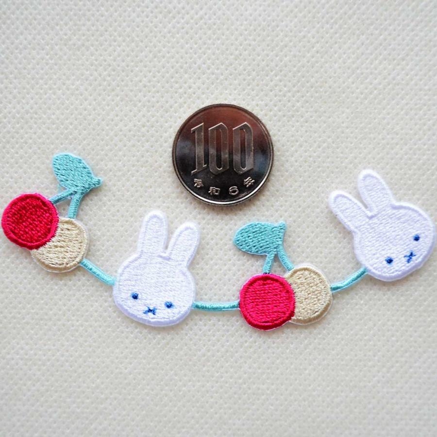 Miffy（ミッフィー） ワッペン ディックブルーナ さくらんぼ ライン