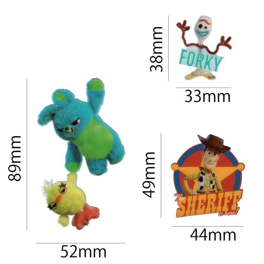 PIXAR ワッペン アイロン おしゃれ 刺繍 ステッカー シール DISNEY