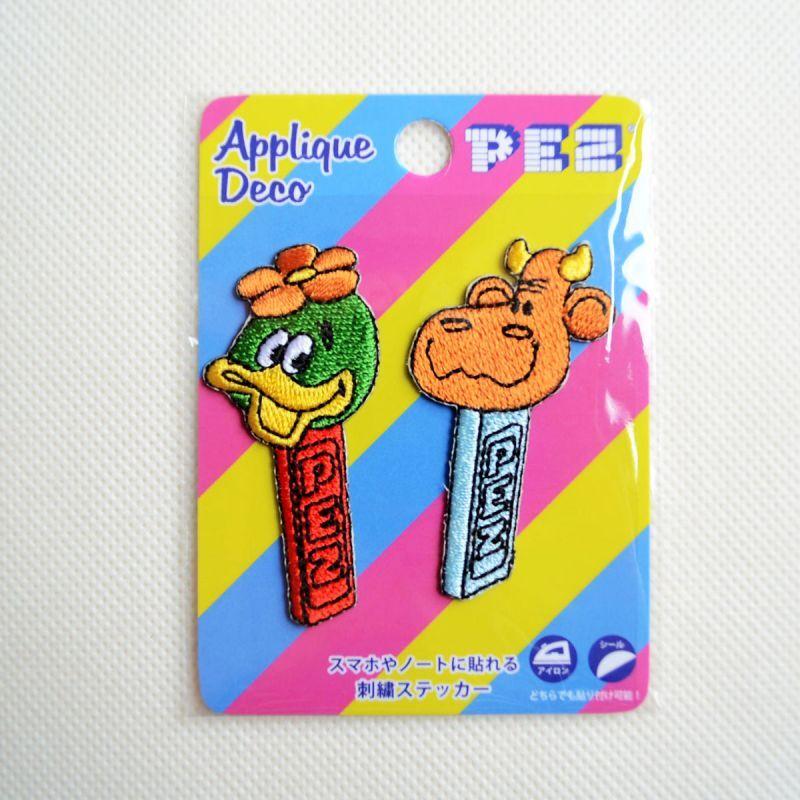 PEZ（ペッズ） ワッペン アイロン おしゃれ 刺繍 ミニワッペン ペッツ