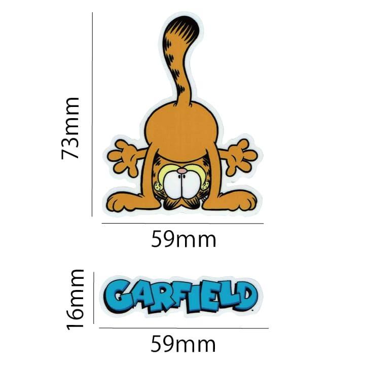 ステッカー 車 かっこいい おしゃれ スマホ 逆さま カワイイ ガーフィールド ハーフカット Gf 003 防水 アウトドア Gf 003 ワッペン 雑貨通販ワッペンストア 通販 Yahoo ショッピング