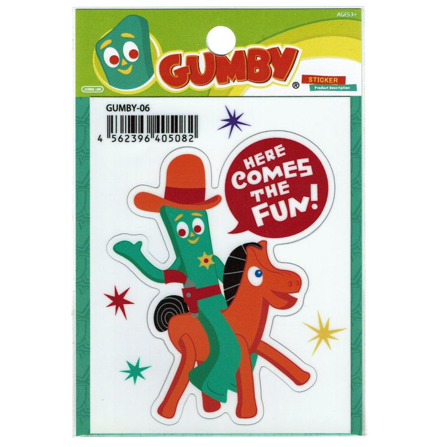 品揃え豊富で ステッカー シール アメリカン雑貨 Gumby 06 ガンビー オフィシャル アメリカン 耐水ステッカー カスタマイズ オリジナル Columbiatools Com