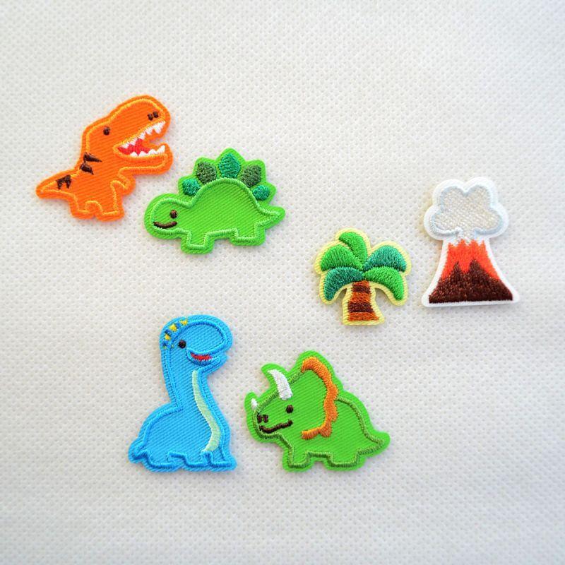 ワッペン アイロン おしゃれ 刺繍 へなちょこZOO ティラノサウルス