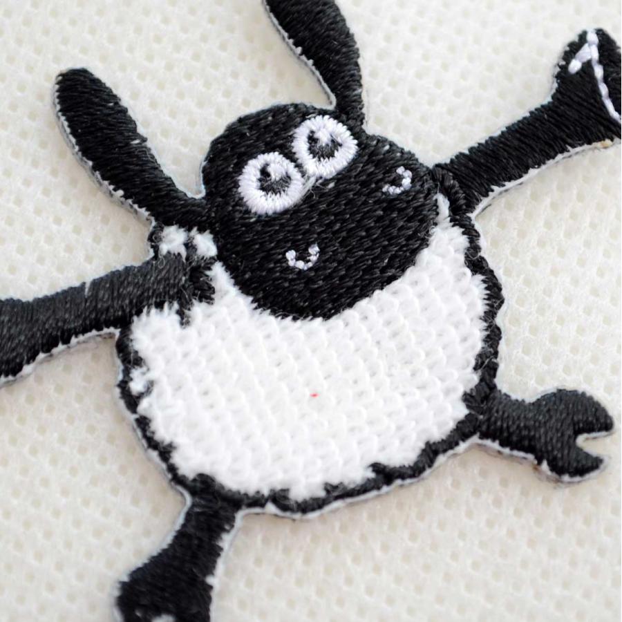 ワッペン アイロン おしゃれ 刺繍 ひつじのショーン ティミー 30周年 Shaum the Sheep 名前 作り方 HS700-HS23 |  | 01