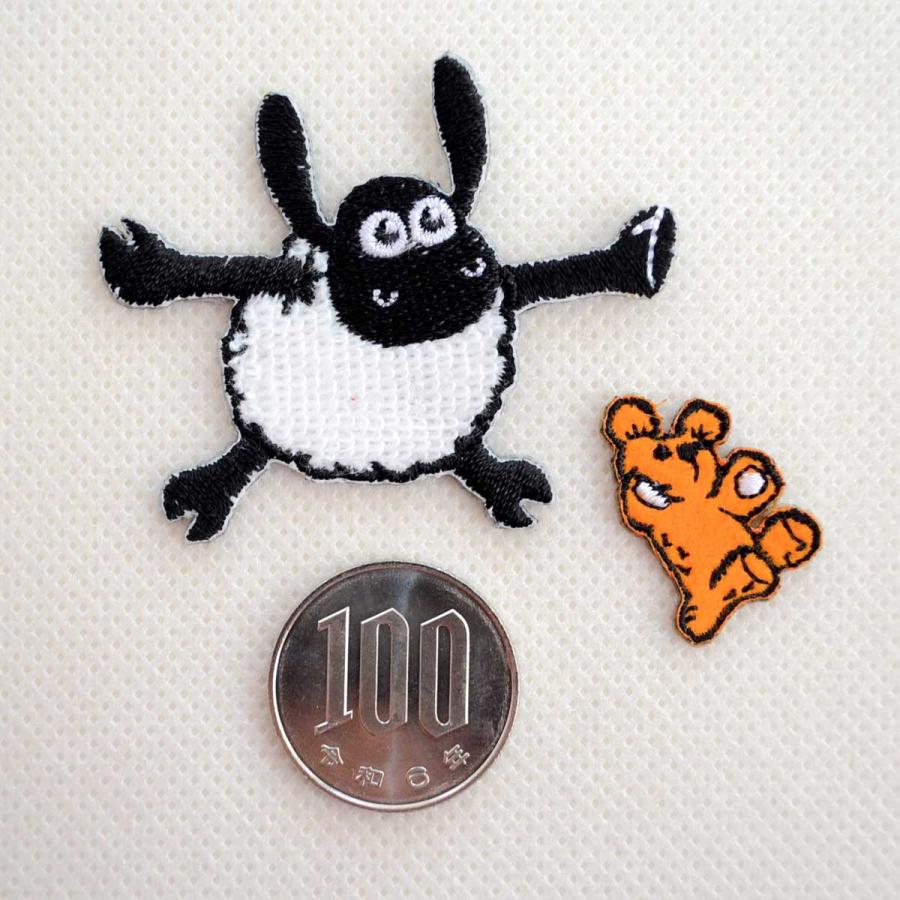 ワッペン アイロン おしゃれ 刺繍 ひつじのショーン ティミー 30周年 Shaum the Sheep 名前 作り方 HS700-HS23 |  | 03