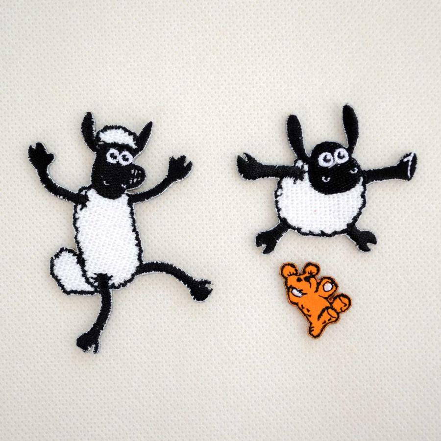 ワッペン アイロン おしゃれ 刺繍 ひつじのショーン ティミー 30周年 Shaum the Sheep 名前 作り方 HS700-HS23 |  | 05