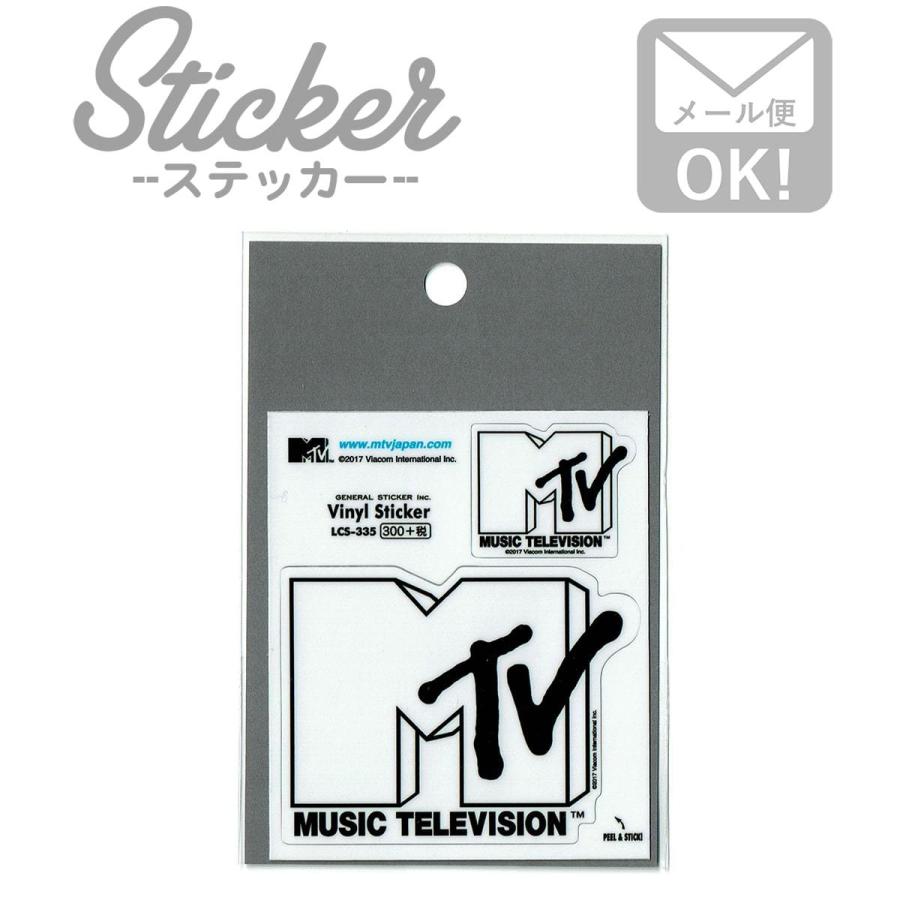 ステッカー シール カワイイ 車 Mtv ロゴ Lcs335 Music カスタマイズ オリジナル ホワイト