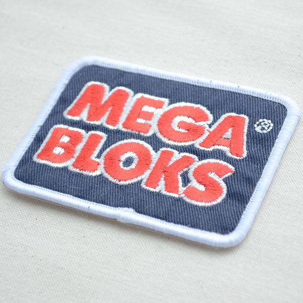 ワッペン アイロン おしゃれ 刺繍 ロゴワッペン Mega Bloks メガ