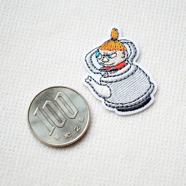 ムーミン ワッペン リトルミイ アイロン おしゃれ 刺繍 ミニ ケトル