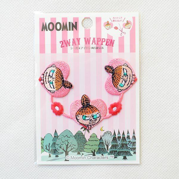 MOOMIN（ムーミン） ワッペン アイロン おしゃれ 刺繍 ラインワッペン