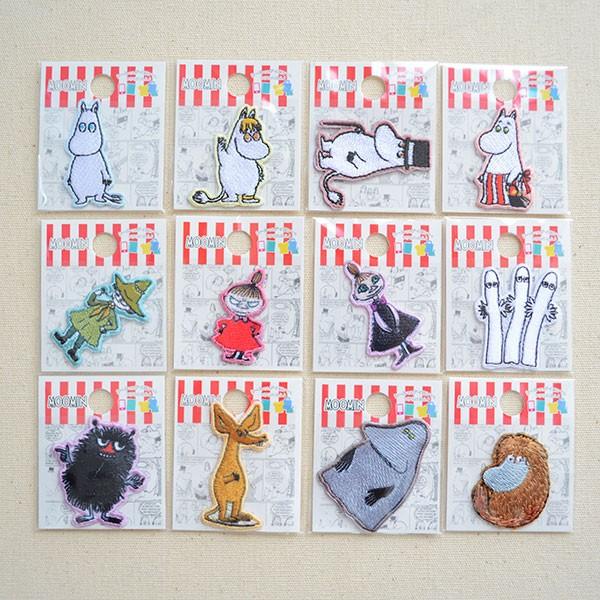 MOOMIN（ムーミン） ワッペン アイロン おしゃれ 刺繍 ワッペン