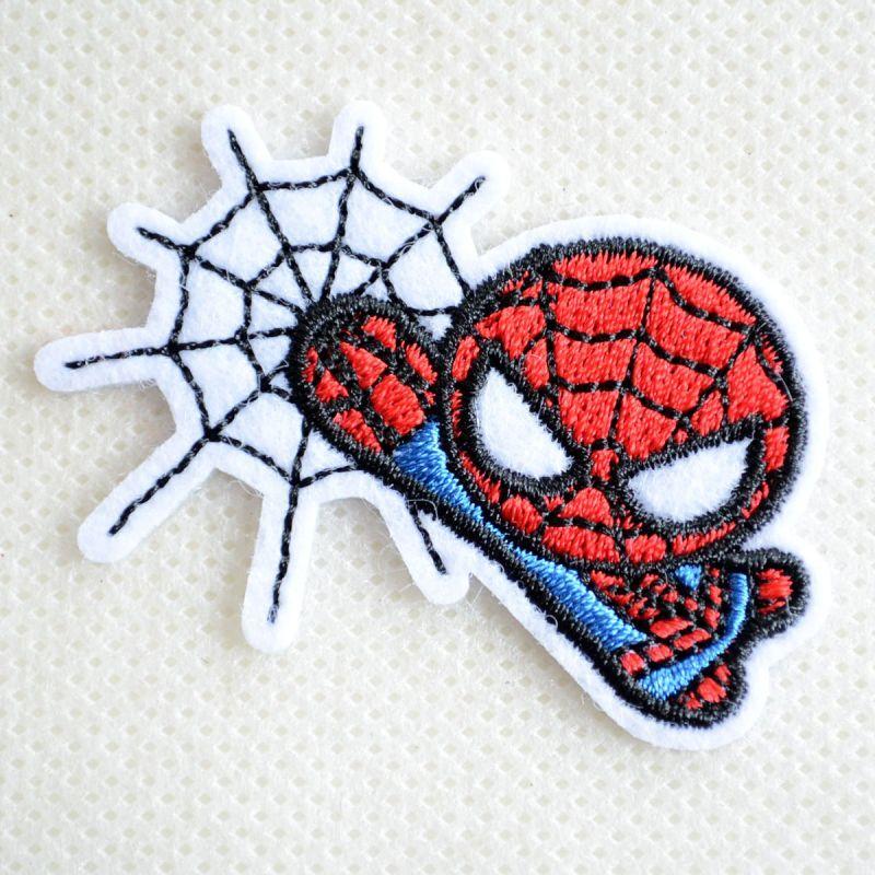 MARVEL ワッペン アイロン おしゃれ 刺繍 スパイダーマン