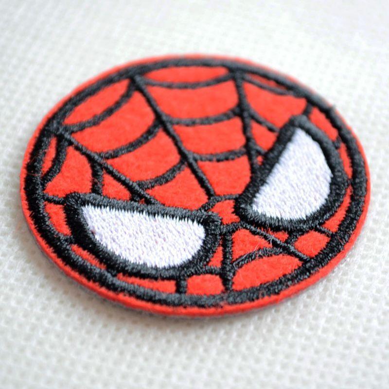 MARVEL ワッペン アイロン おしゃれ 刺繍 スパイダーマン