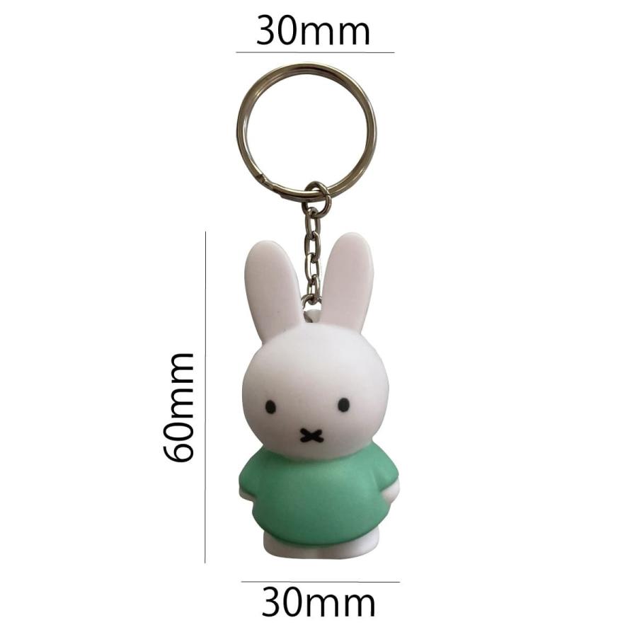 ミッフィー もこもこ刺繍キーホルダー miffy 日本未発売 タイプ3 通販 ミッフィー キーホルダー キーチェーン miffy 日本未発売 タイプ3