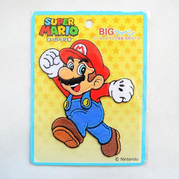 シールワッペン スーパーマリオ マリオ Big 名前 作り方 Mrx001 Mrx001 ワッペン 雑貨通販ワッペンストア 通販 Yahoo ショッピング