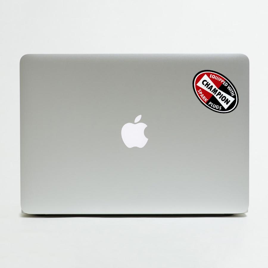 ステッカー CHAMPION シール チャンピオン SPARK PLUGS ms001