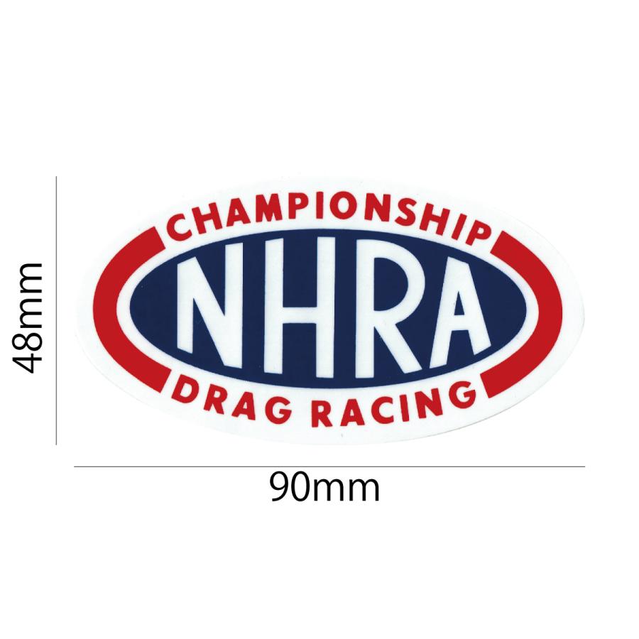 ステッカー シール NHRA(全米ホットロッド協会) MS025 カスタマイズ