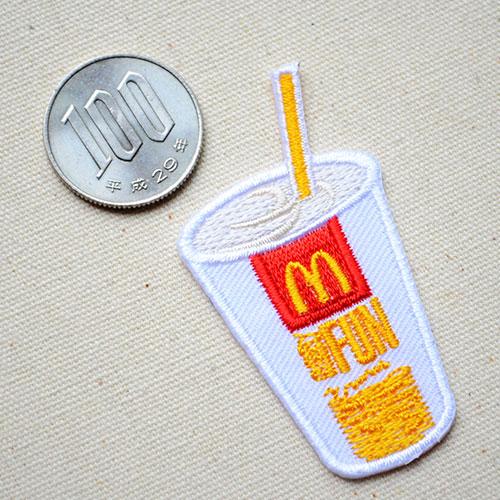 ワッペン マクドナルド カップ 名前 作り方 Mw 026 Mw 026 ワッペン 雑貨通販ワッペンストア 通販 Yahoo ショッピング