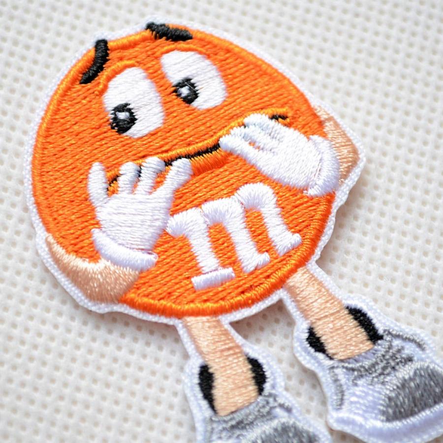 ｍ＆ｍ’ｓ★エムアンドエムズ　アメキャラ　アイロンワッペン エムズ ワッペン アイロン おしゃれ 刺繍 M&M's エムアンドエム