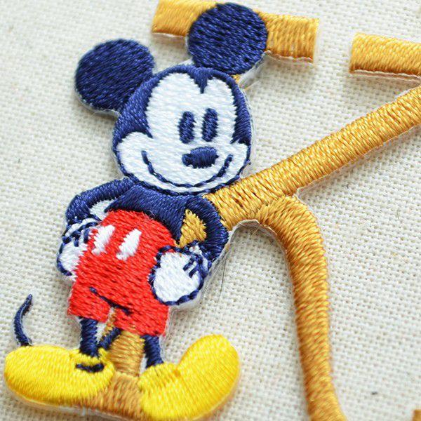 Disney（ディズニー） ミッキー ワッペン ミッキーマウス アイロン