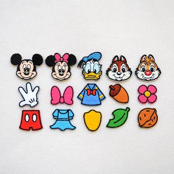 Disney ミッキー ワッペン ミッキーマウス アイロン おしゃれ