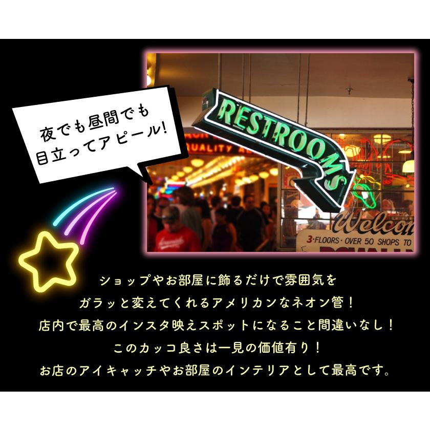 ワッペン アイロン おしゃれ 刺繍 ネオンサイン 送料無料 かわいい