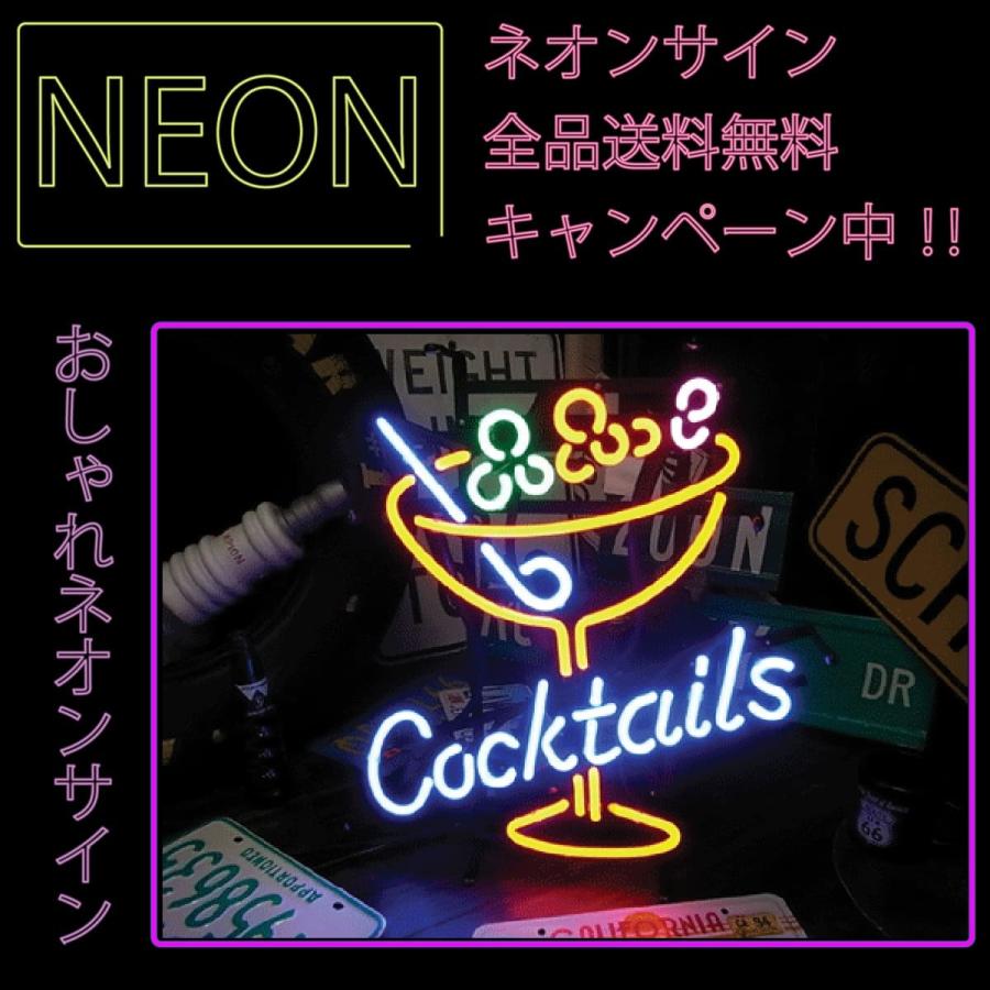 ネオンサイン ネオンライト ネオン看板 LED カクテル cocktail Amazon.co.jp: バーオープンネオンサイン 調光可能 LEDカクテルネオン