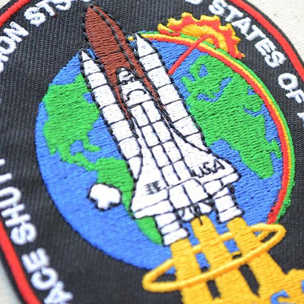 ロゴワッペン NASA ナサ(STS-066) 名前 作り方 NFC-001-066｜wappenstore｜02