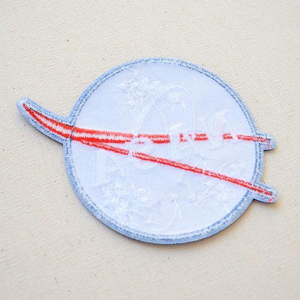 ワッペン アイロン おしゃれ 刺繍 ロゴワッペン NASA ナサ ワッペン アイロン おしゃれ 刺繍 ロゴワッペン NASA ナサ