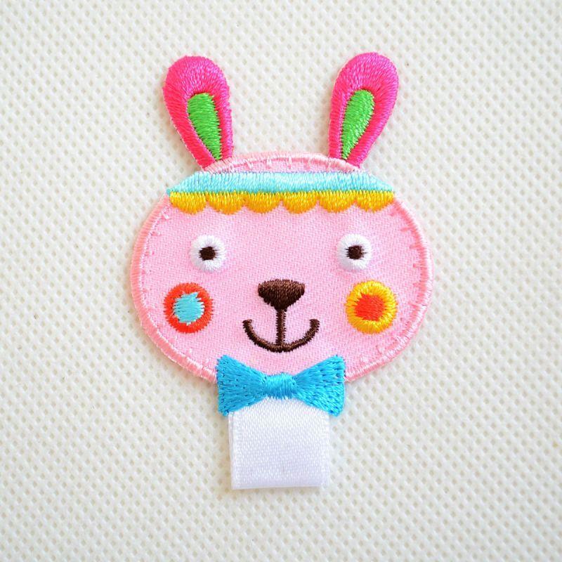 ワッペン アイロン おしゃれ 刺繍 名札つけアップリケ うさぎ 名前