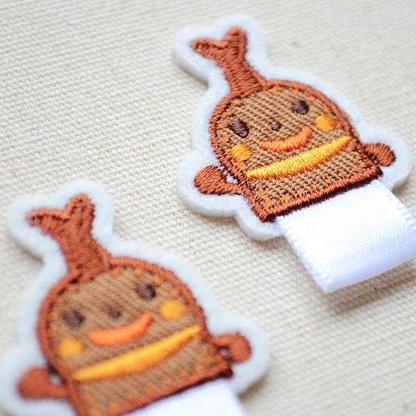 ワッペン アイロン おしゃれ 刺繍 名札つけアップリケ/ワッペン
