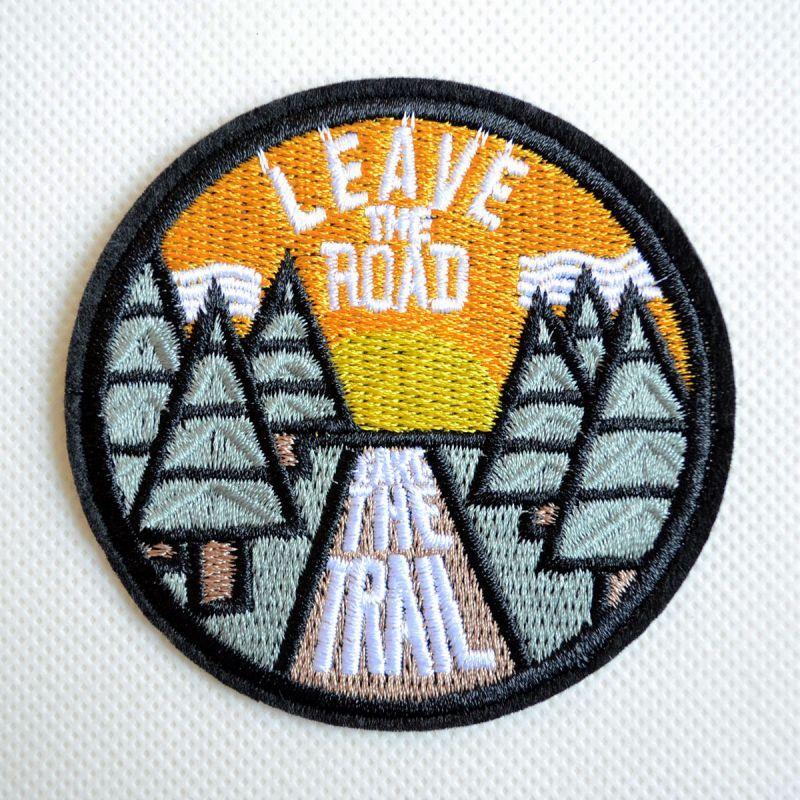 ヴィンテージヨーロッパ観光地刺繍ワッペンセット ワッペン アイロン おしゃれ 刺繍 LEAVE THE ROAD アウトドア 名前