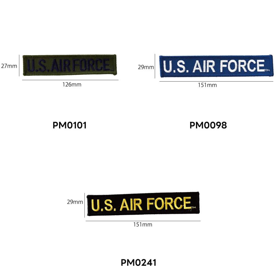 U.S. Air Force Designs USAF アメリカ空軍 ワッペン 刺繍 パッチ
